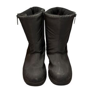 Totes Robin Women's US 8M Snow Shoes Black Round Toe Side Zip Waterproof Boots
